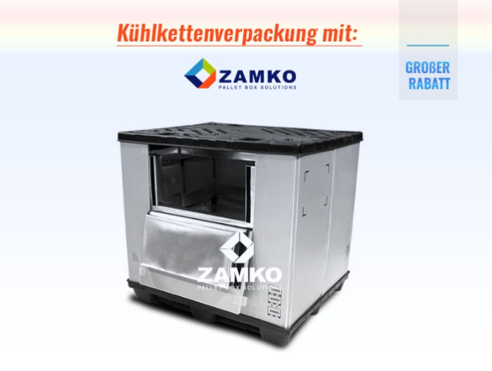 Zamko Palettenboxen für eine nachhaltige Kühlkette